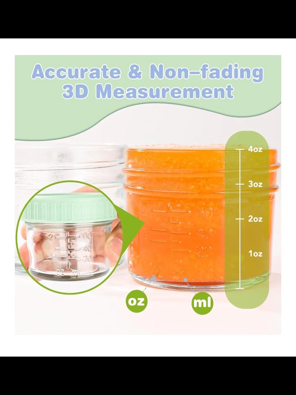 29-Piece Glass Baby Food Jar Set 🍼